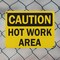 Signmission Hot Surface Sign, 10 in H x 14 in W, Plastic, Hot Work Area OS-2PACK-CS-P-1014-L-19189 - alternate 8